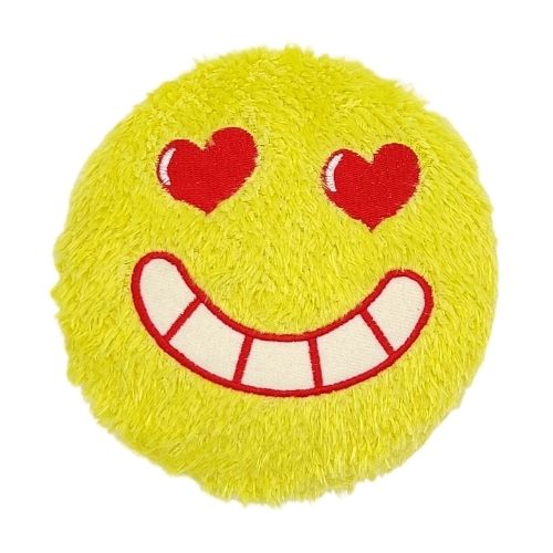 Smiley face best sale dog toy