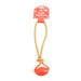 Pet Living Christmas Doggy Play Toy With Rope Christmas Gifts for Dogs FabFinds Red Oval  