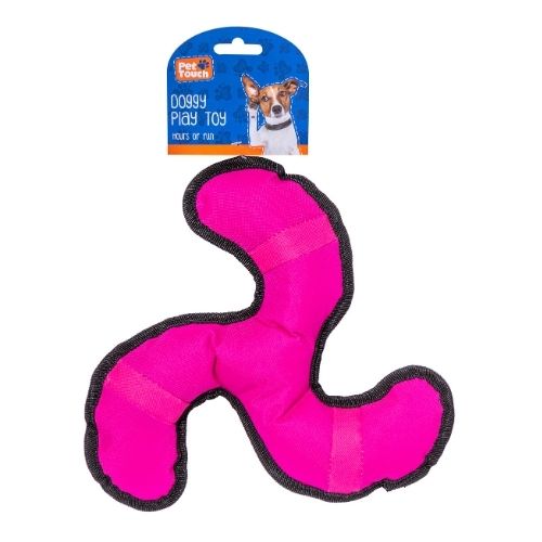Pet Touch Doggy Play Toy Assorted Colours & Styles Dog Toys Pet Touch Pink frisbee  