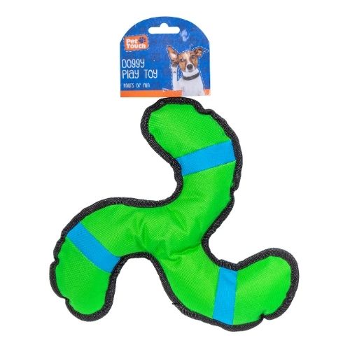 Pet Touch Doggy Play Toy Assorted Colours & Styles Dog Toys Pet Touch Green frisbee  