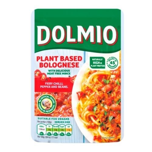 Dolmio Plant Based Bolognese Chilli & Beans 150g Cooking Ingredients Dolmio   
