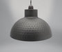 Industrial Dome Pendant Light Shade Home Lighting FabFinds Matte Black  