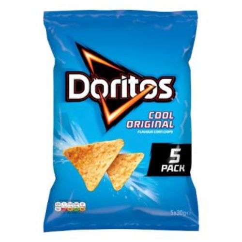 Doritos Cool Original Tortilla Chips 5 Pack Crisps, Snacks & Popcorn walkers   