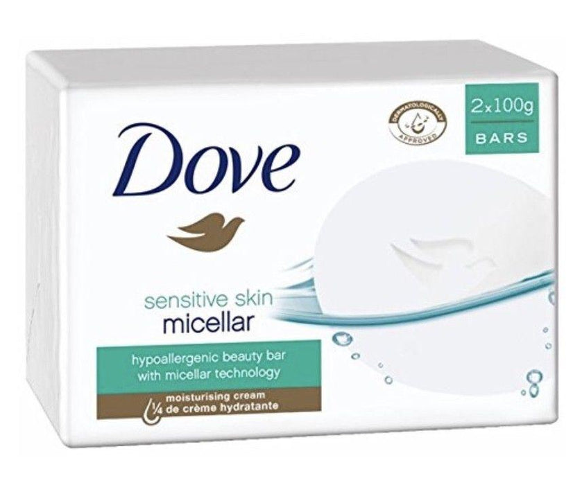Dove Sensitive Skin Micellar Soap 4x100g Hand Wash & Soap dove   