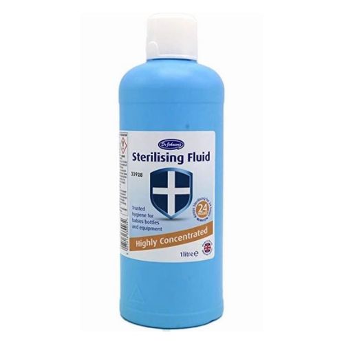 Dr Johnson's Sterilising Fluid 1L Household Cleaning Products Dr.Johnsons   