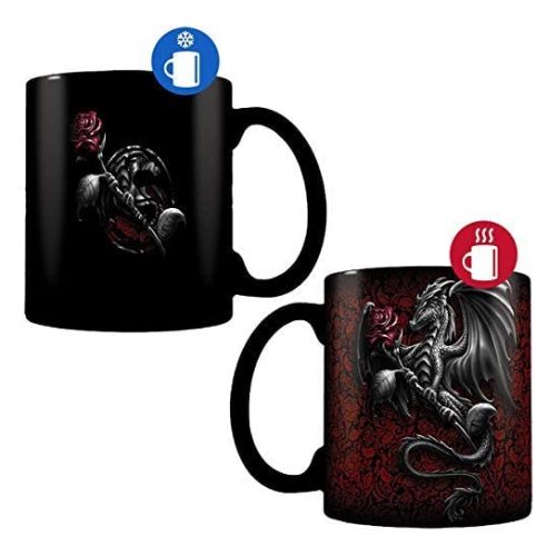 Dragon Rose Heat Changing Mug 315ml Mugs Spiral Sirect   