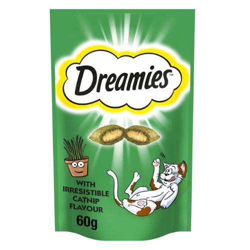 Dreamies Catnip Flavour 60g Cat Food & Treats Dreamies   