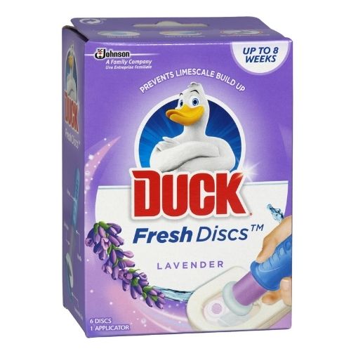 Duck Fresh Discs Lavender 6 Discs & Applicator Toilet Cleaners Duck   
