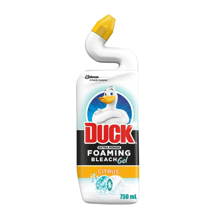 Duck Foaming Bleach Gel Citrus 750ml Toilet Cleaners Duck   