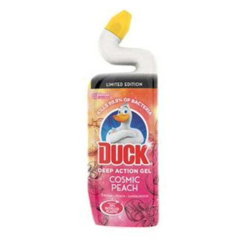 Duck Deep Action Toilet Gel Cleaner Cosmic Peach 750ml Toilet Cleaners Duck   