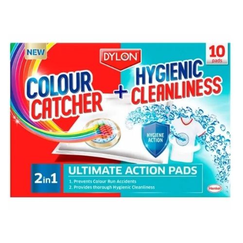 Dylon Colour Catcher Hygienic Cleanliness Action Pads 10 Pk Laundry - Accessories dylon   