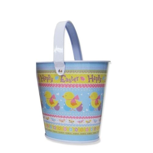Easter Bucket Assorted Colours & Styles Easter Gifts & Decorations PMS Blue  