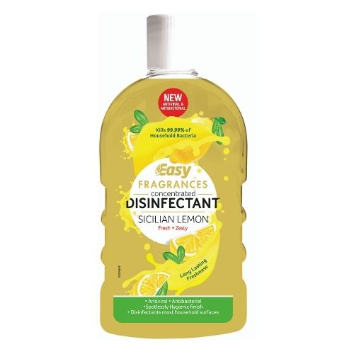 Easy Fragrances Concentrated Disinfectant Sicilian Lemon 500ml Disinfectants Easy   
