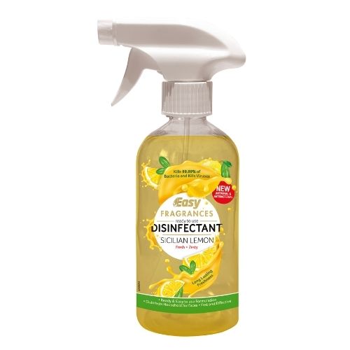 Easy Fragrances Spray Disinfectant Sicilian Lemon 500ml Disinfectants Easy   