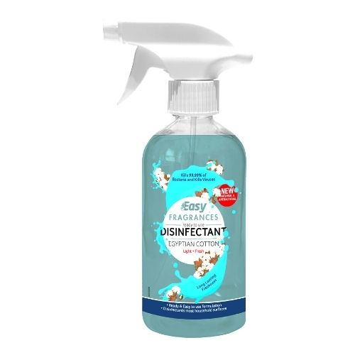 Easy Fragrances Spray Disinfectant Egyptian Cotton 500ml Disinfectants Easy   