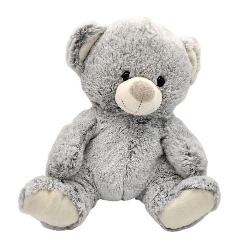 Edward Bear Plush Teddy In Assorted Colours Plush Toys FabFinds Grey  