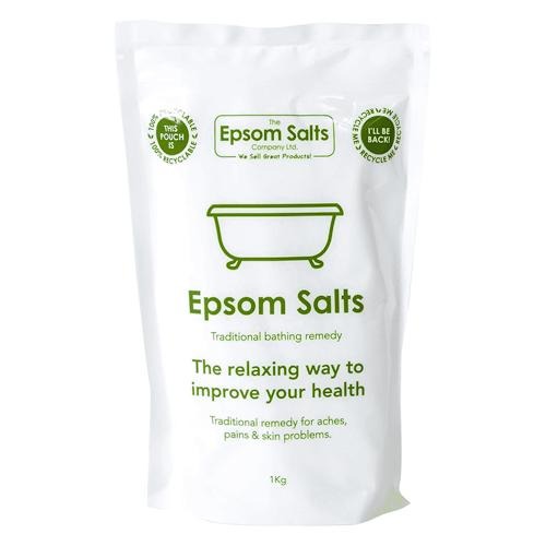 Epsom Salts Traditional Bathing Remedy 1kg Bath Salts & Bombs Epsom Salts Company Ltd   