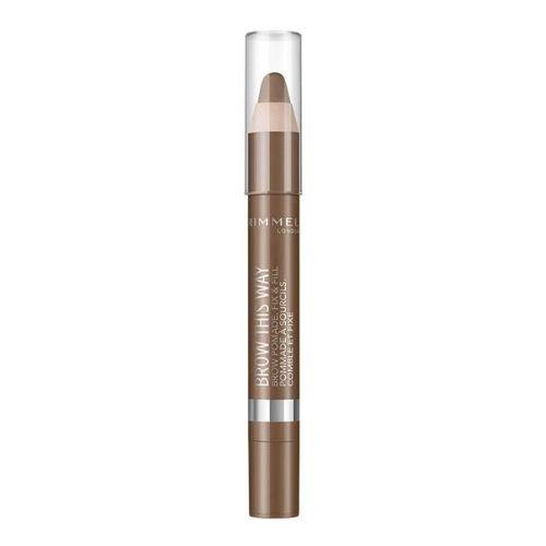 Rimmel Brow This Way Pomade Eyebrown Pencil In Assorted Shades 30ml Eyebrows rimmel Dark Brown  