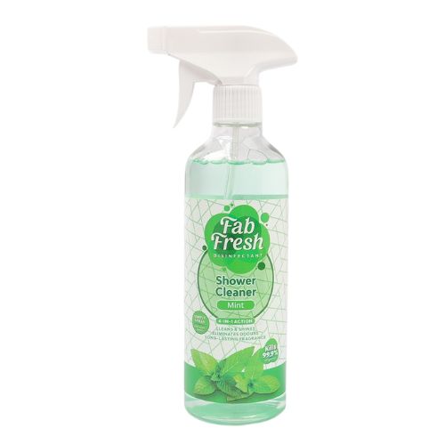 Fab Fresh Shower Cleaner Disinfectant Spray Mint 500ml Bathroom & Shower Cleaners Fab Fresh   