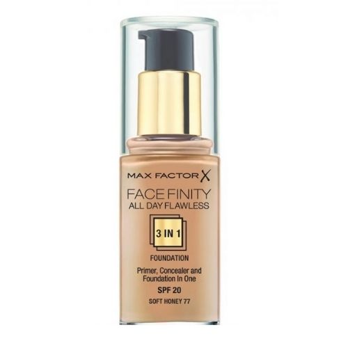 Max Factor Facefinity 3 in 1 Foundation 30ml Assorted Shades Foundation max factor Soft Honey 77  