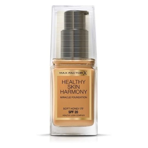 Max Factor Healthy Skin Harmony Miracle Foundation 30ml Assorted Shades Foundation max factor 77 Soft Honey  