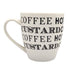 Hugga Mug Chocolate, Cream, Shortbread Black Text Design Mug Mugs PS Imports   