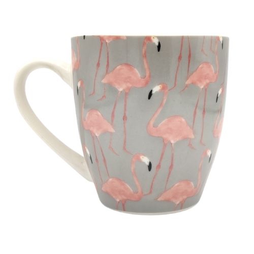 Hugga Mug Flamingo Print Mug Mugs PS Imports   