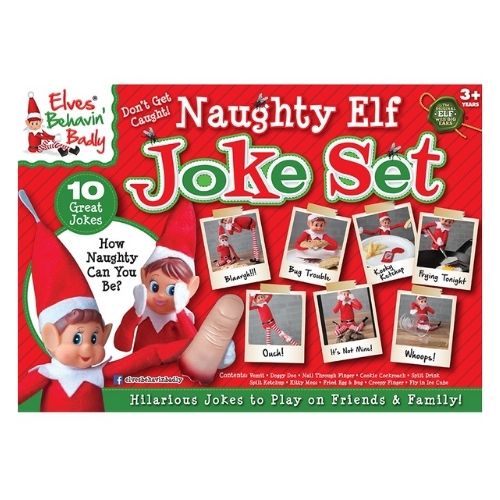 Elves Behavin' Badly Naught Elf Joke Set Elves Behavin' Badly Elves Behavin' Badly   