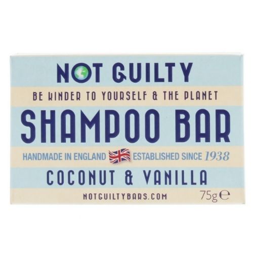 Not Guilty Shampoo Bar Coconut & Vanilla 75g Shampoo & Conditioner not guilty   