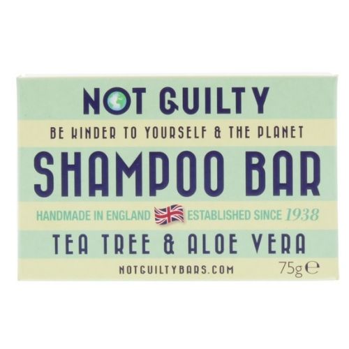 Not Guilty Shampoo Bar Tea Tree & Aloe Vera 75g Shampoo & Conditioner not guilty   