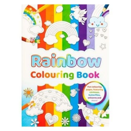 Kids Rainbow Colouring Book Kids Stationery FabFinds   