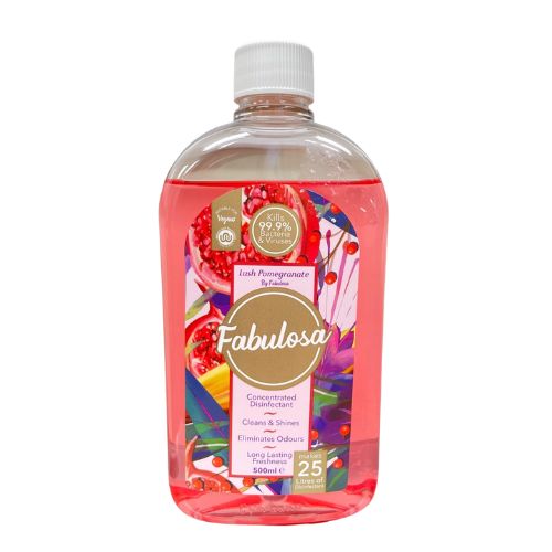 Fabulosa Lush Pomegranate Concentrated Disinfectant 500ml Fabulosa Disinfectant Fabulosa   