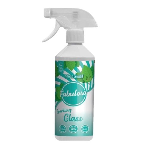 Fabulosa Mint Swirl Glass Cleaning Spray 500ml Glass & Window Cleaners Fabulosa   