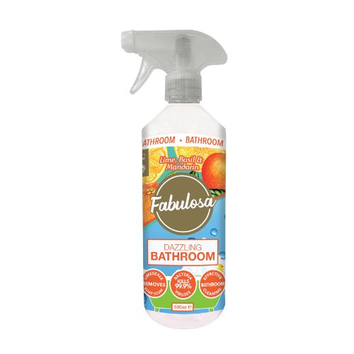 Fabulosa Lime & Basil Bathroom Spray 500ml Bathroom & Shower Cleaners Fabulosa   