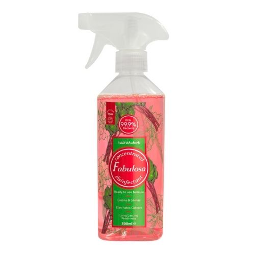 Fabulosa Wild Rhubarb Multi-Purpose Antibacterial Spray 500ml Fabulosa Anti-Bac Disinfectant FabFinds   