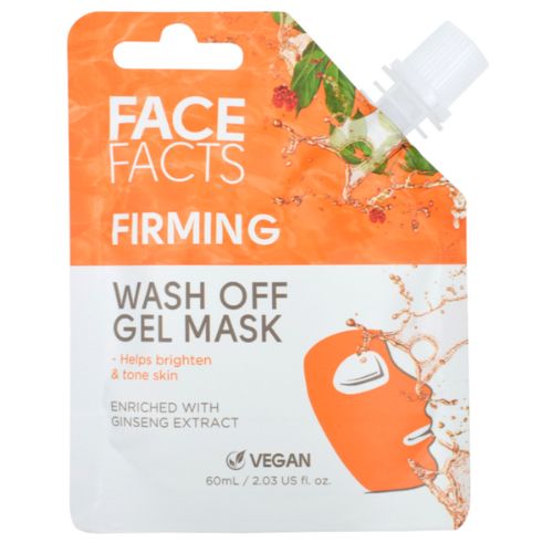 Face Facts Firming Wash Off Gel Face Mask 60ml Face Masks face facts   