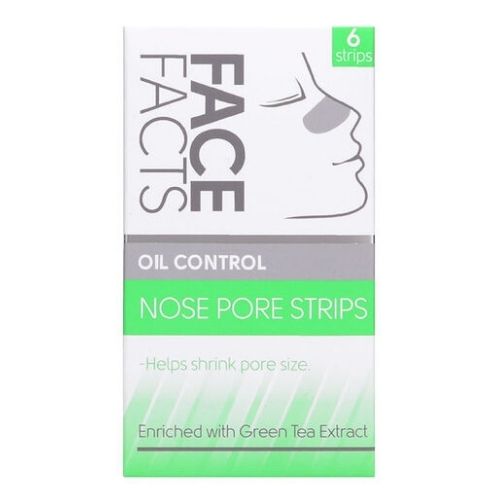 Face Facts Nose Pore Strips Oil Control Green Tea 6 Strips Nose Strips face facts   