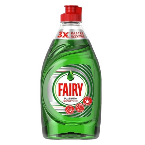 Fairy Platinum Quickwash Washing Up Liquid 320ml Washing Up Liquid Fairy   