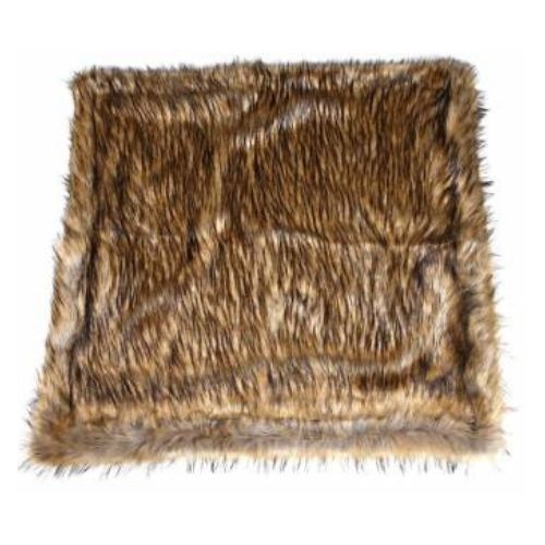 Hounds Brown Faux Fur Pet Blanket Assorted Sizes Dog Blanket Hounds   