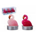 Pink Flamingo Large Candles 3 Pack Candles PMS Dark Pink  