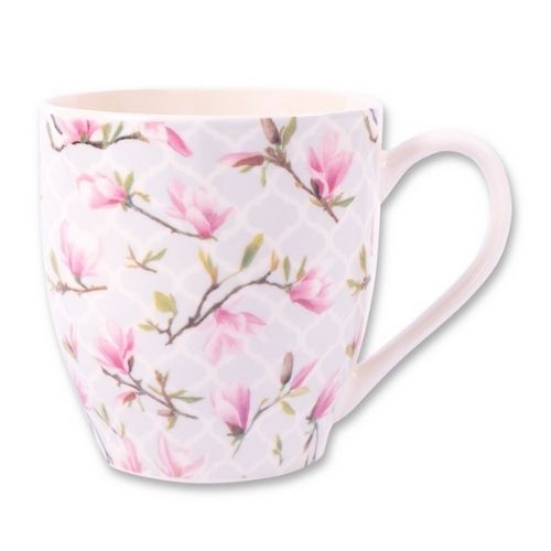 Pink Floral Print Hugga Mug Mugs FabFinds   