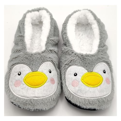 Ladies Cosy Toes Penguin Slippers Slippers FabFinds   