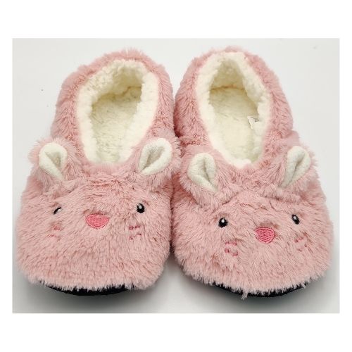 Ladies Cosy Toes Rabbit Slippers Slippers FabFinds   
