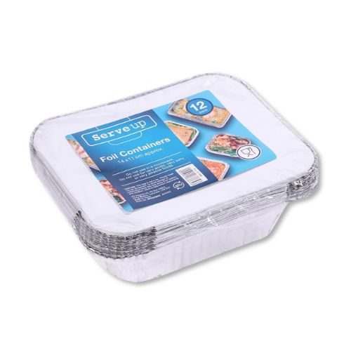 Foil Food Containers 12 Pack Food Storage Containers FabFinds   
