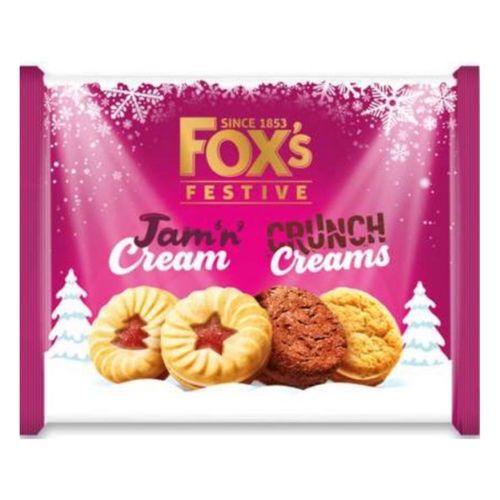 Fox's Festive Cream Biscuit Selection 365g Biscuits & Cereal Bars Fox's   