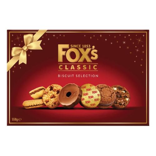 Fox's Classic Christmas Biscuit Selection 550g Biscuits & Cereal Bars Fox's   