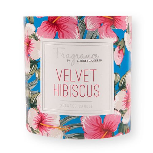 Liberty Candles Velvet Hibiscus Scented Candle 10oz Candles FabFinds   