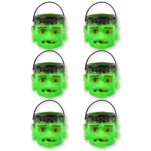 Freaky Frankenstein Monster Sweet Pots 6 Pack Halloween Accessories FabFinds   