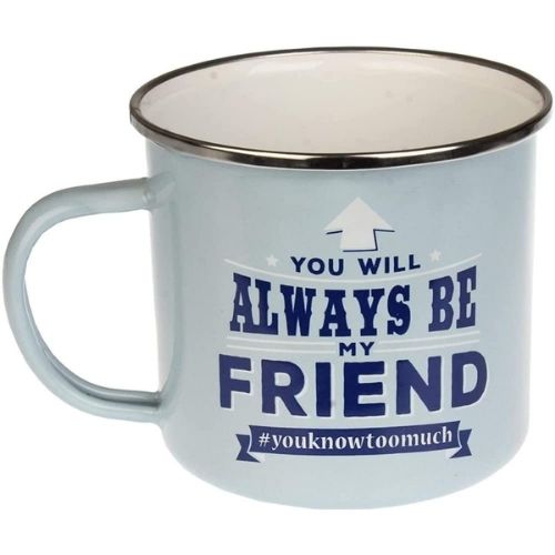 Enamel Personalised Coffee Mug Friend Mugs FabFinds   