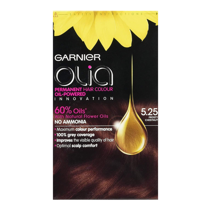 Garnier Olia Permanent Hair Colour Dye - 5.25 Frosty Chestnut Hair Dye garnier   